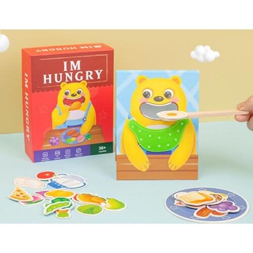 1Set Feeding Training Game Toy Smooth Surface No Burr Portable Baby Simulation Food Play Pretend Games Toys for Early Education