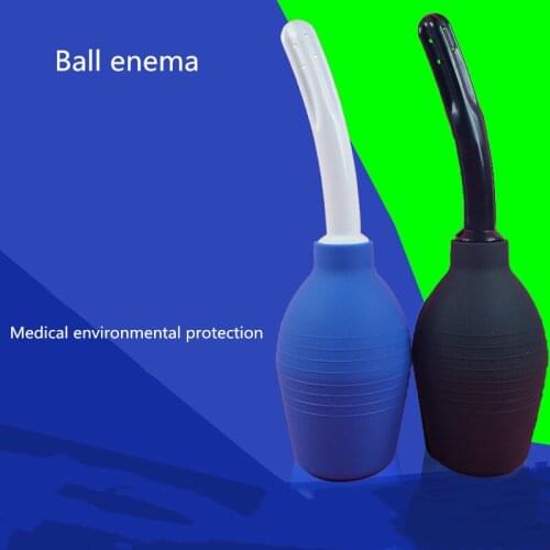 310ML spherical enema cleaner anal vaginal douche backyard cleaner medical grade rubber male and female sex toys health tools