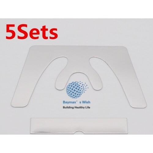 5Sets High Quality Occlusal Maxillary Casting Jaw Fox Plane Autoclavable