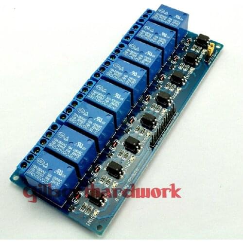 5V 8-Channel Relay Module With Optocoupler Low Level Triger Support Pic Scm