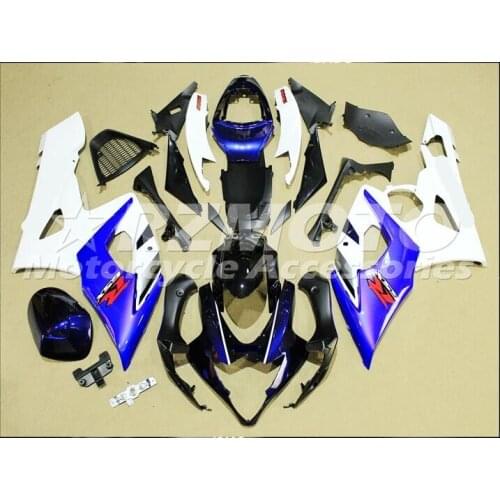 ACE KITS New ABS Injection Fairings Kit Fit For SUZUKI GSXR1000 K5 2005 2006 GSX-R1000 05 06 Blue White A59