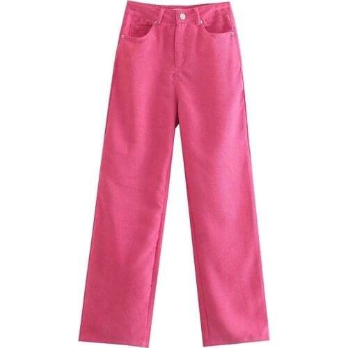 Aonibeier Women's Corduroy Trousers