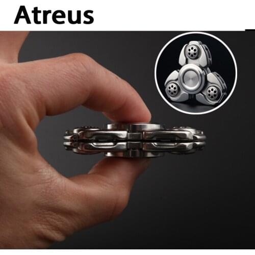 Atreus Car styling Fingertip Gyro Decompression Anxiety Stress Sticker toy for obd2 Renault Skoda octavia Opel astra h J G Jeep