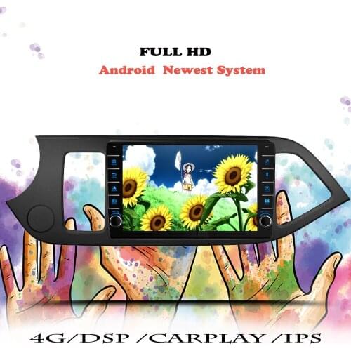 Car Radio For Kia Picanto 2011 2012 2013 2014 2015 2016 2017 Android 10 Multimedia Player Navigation GPS 2 din DVD Tape Recorder