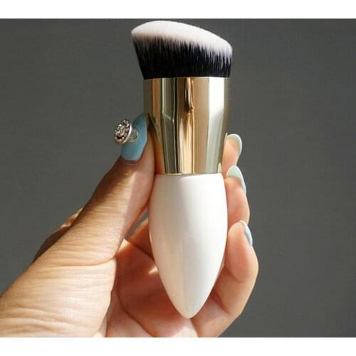 Large Flat Head Foundation Blending Face Powder Bronzer Soft Brush Makeup Tool