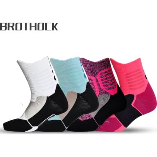 Brothock basketball socks stockings professional elite tight training towel thick sweat-absorbent sports socks male stockings