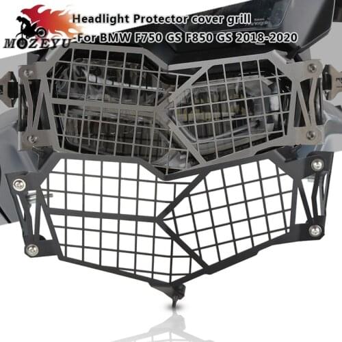 For BMW F750 GS F 850 GS 2018-2020 Motorcycle Headlight Protector Cover Grill Guard Headlight Protection Motorcycle Parts 1set