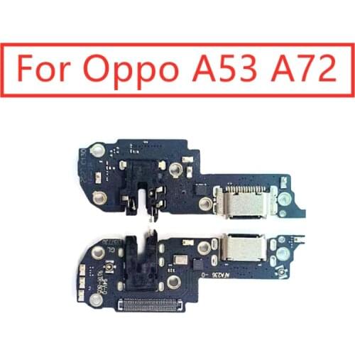 For Oppo A53 USB Charger Dock Connect Connecting Charging Flex Cable for oppo a72 USB Repair Spare Parts