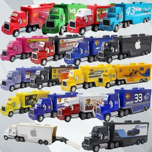 Disney Pixar Racing 2 3 Toy Lightning McQueen Jackson Storm Uncle Mike Truck 1:55 Alloy Model Car Toy Childrens Birthday Gift
