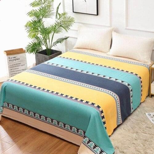 1pcs 100% polyester bed sheet set Suitable for summer cool and soft 2020 new sheets romantic style color multiple choices