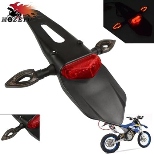 Motorcycle Fender LED Stop Rear Tail Light For 125 200 250 300 350 400 450 500 530 EXC/EXC-R/EXC-F/XCR-W/XC-W Dirt Bike