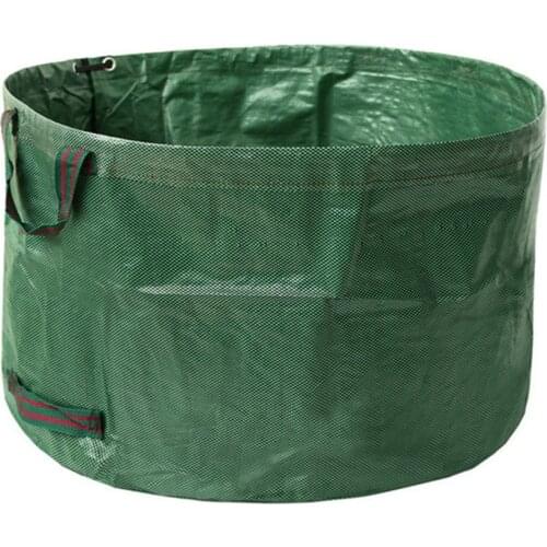 Garden Waste Bag Waterproof Garden Leaves Recycle Bag Large Capacity Durable Reusable Yard Leaf Weeds Grass Container Storage