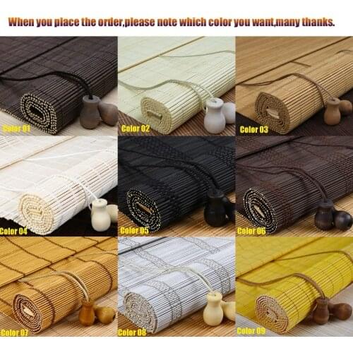 New Wholesale Window Roller Blind Bamboo Blinds roller shutters bamboo roller shades black roller shades for windows