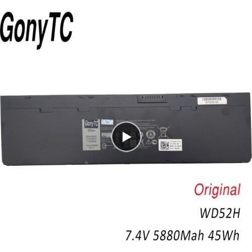 GONYTC WD52H VFV59 New Laptop Battery For DELL Latitude E7240 E7250 W57CV 0W57CV GVD76 VFV59 battery 7.4V 45WH