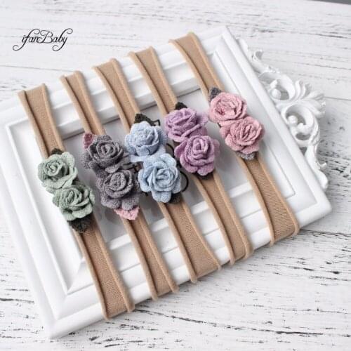 Sweet flower Headband,cute elastic headband Kids girl women hairband 30 pcs