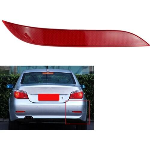 Right Rear Bumper Reflector Light Lamp Lens for BMW E60 E61 520d 520i 520li 523li 525li 530li 2003-2007 63146915040
