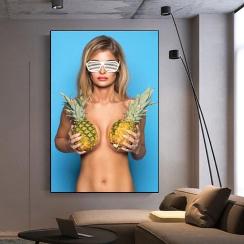 Sexy Nude Beauty Canvas Painting Modern Living Room Wall Art Poster Prints Nordic Bedroom Aisle Home Decoration Pictures