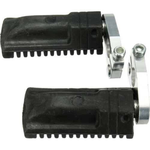 Durable Pratical Universal Chrome Black Footrest Mini Moto Pocket Motorcycle Small Foot Foot Peg Rests