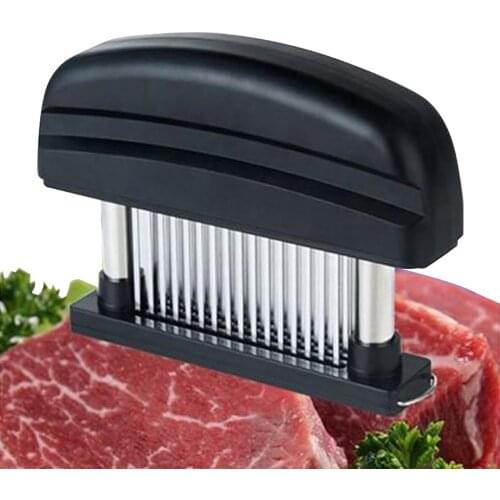 48 Blades Stainless Steel Meat Tenderizer New Professional Steak Chicken Fish Pork Meat Tenderizer With Safety Lock Kitchen Tool