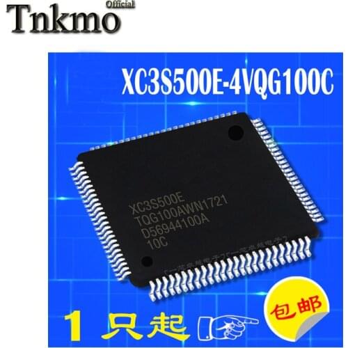 1PCS 5PCS 10PCS XC3S500E-4VQG100C TQFP-100 XC3S500E-4VQG100 TQFP100 XC3S500E 500 Programmable gate array New and original