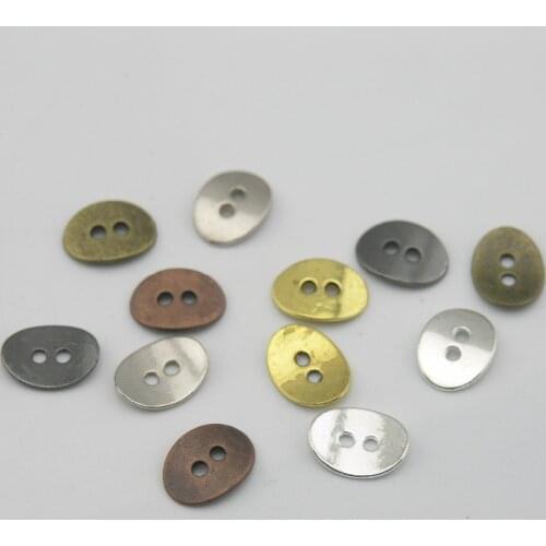 6 Colors--50pcs Button for Leather Wrap Bracelets, Button Clasp Fits 1.5mm Leather Cord--CLP1070