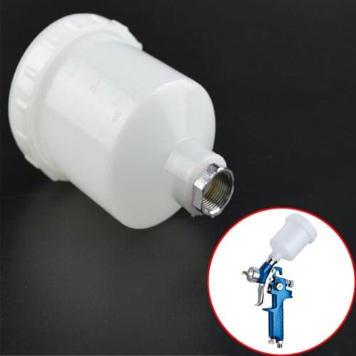 125ml/250ml Plastic Spray Paint Cup Sprayer Cup Air Gravity Feed Paint Spray Pot Fastmover Thread Connector for Spray Gun Parts
