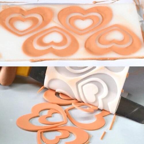 Silicone Heart Shape Mold Fondant Mold Useful Baking Accessories Cake Decorating Tools Chocolate Gumpaste Mold