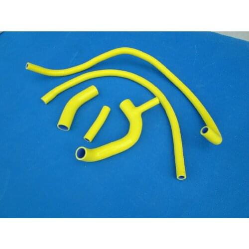 FOR AUSTIN/ROVER MINI 850/1000/1100 -1990 SILICONE RADIATOR & HEATER YELLOW HOSE KIT