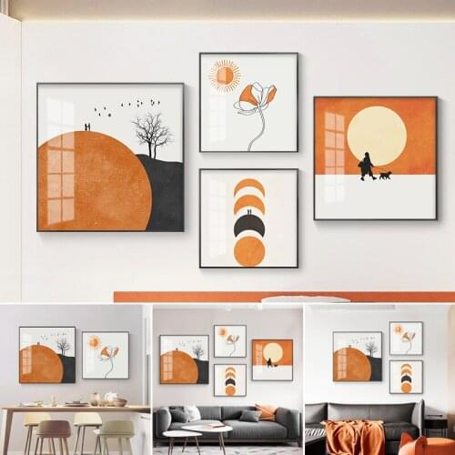 Modern Aesthetic Geometry Art Painting Wall Art Paintings Artworks Pictures For Living Room Bedroom Decoration Home Decor