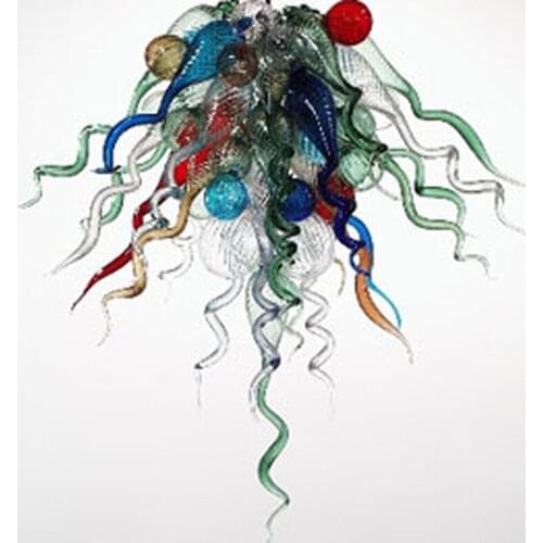 Modern Lamp Chandeliers Pendants Lights Custom Made Pendant Ceiling Crystal LED Hand Blown Glass Lighting Lamps Chandelier