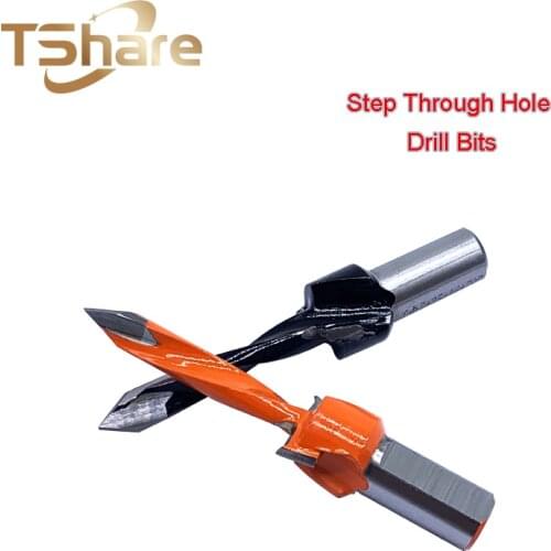 1 pc Step Through Hole Drill Bits Step Through-hole Drill Bits for Woodworking Machine Accessories