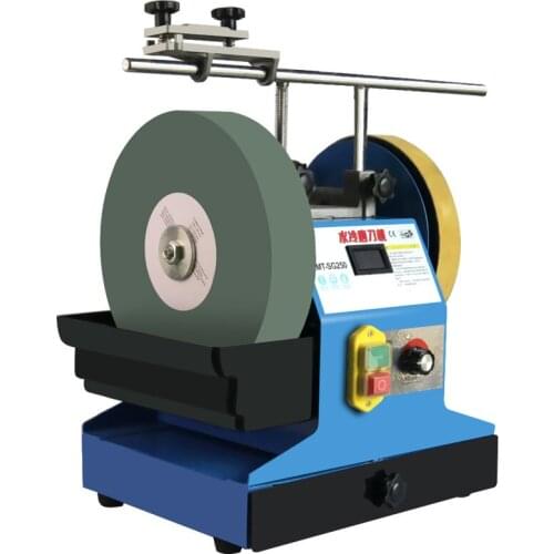 Water Mill Grinder Water Cooling Grinding Machine Grinding Wheel Electric Knife Sharpener Desktop Small Household Scissors 220V