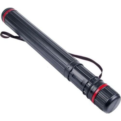 1pcs black arrow quiver Adjustable Arrow Case Back Quiver Shoulder Tube Telescopic Drawing Tube