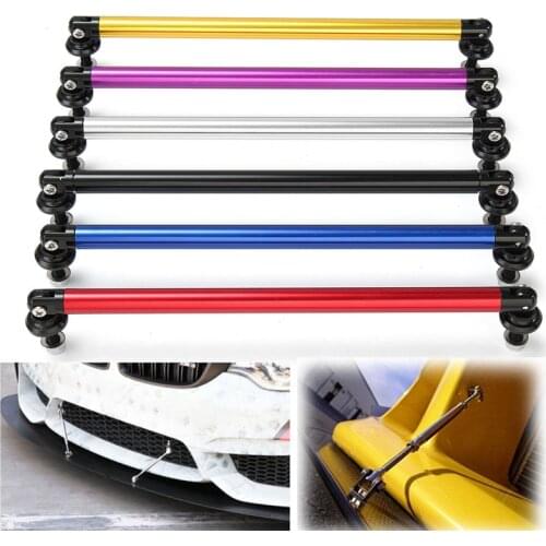 2Pcs Universal 200mm Adjustable Front Rear Bumper Lip Splitter Rod Support Bars