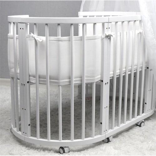 2 PCs baby bed mesh supplier bed protector crib bumper pads baby bed bumper bed surrounded safety rails