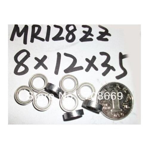 50pcs MR128 MR128Z MR128ZZ Miniature Bearings Ball Mini Bearing 8 X 12 X 3.5mm