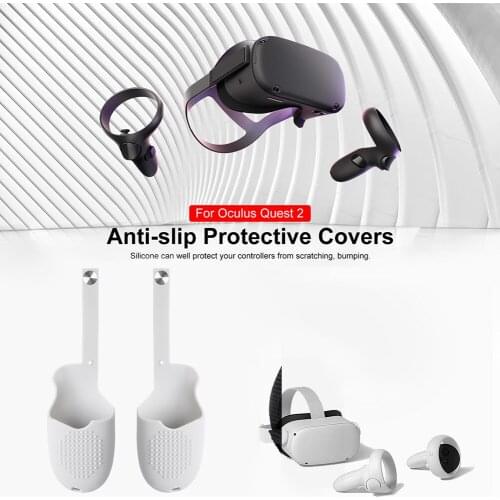 Touch Controller Grip Cover with Knuckle Strap for Oculus Quest 2 Accessories Eye Mask Pad Face Protective Cover