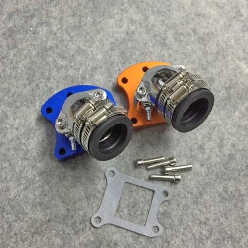 For Honda DIO50 ZX AF34 AF35/38 scooters refitting general-purpose aluminum alloy increase Carburetor intake manifold interface