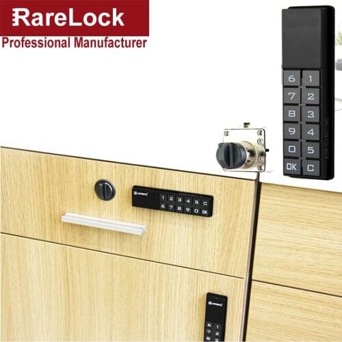 Electronic Combination Cabinet Door Lock for Cash Box Hotel Drawer Jewelry Case Gym Locker Furniture DIY Rarelock MS518 ii