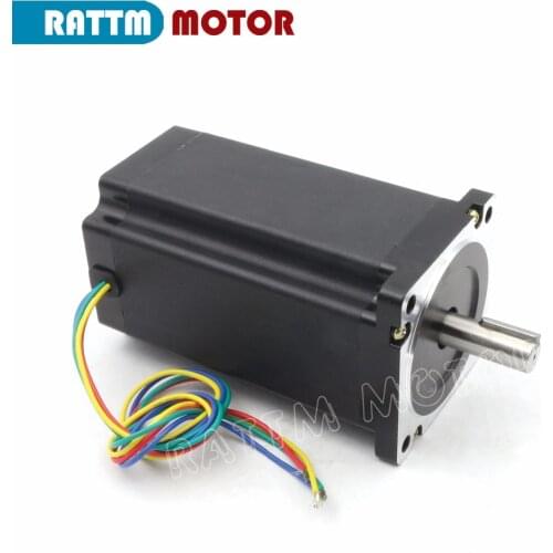 Quality NEMA34 stepper motor 1600Oz-in 12N.m Single shaft CNC stepping motor/5A for Large CNC Rouer Milling Engraving Machine
