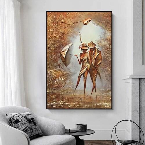 Wonderful Love Romantic Couple Home Canvas Painting Art Interesting Prints and Posters Wall Pictures for Living Room Home Decor