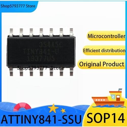 2PCS-20PCS New original authentic ATTINY841-SSU SOP-14 ATTINY841 SOP14 microcontroller