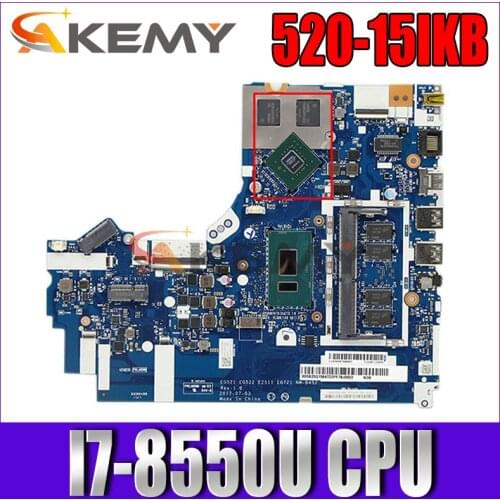 5B20Q15629 For Lenovo Ideapad 320-15IKB 520-15IKB Laptop Motherboard EG521 EG522 EZ511 EG721 NMB452 W/ I7-8550U 100% tested OK