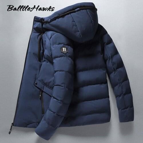 Men Coats 2021 Winter Jacket Male Thicken Hooded Waterproof Outwear Warm Coat Fathers' Clothing Casual Mens 4Xl Overcoat