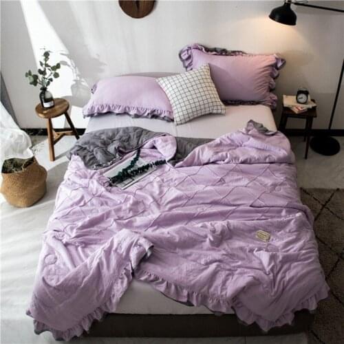 2021 New Soft Lace Summer Quilt Breathable Throw Airplane Blankets Office Sofa Bedding Comforter Bed Cover Student Bedspread