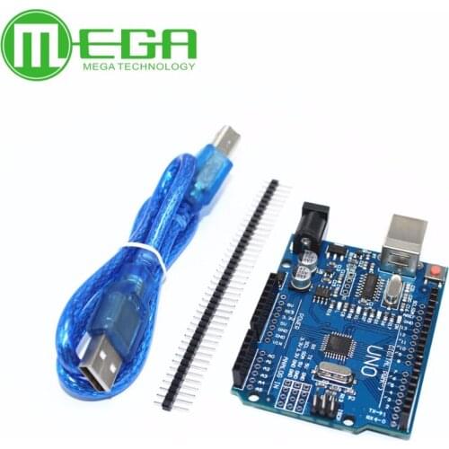 New 10set/lot UNO R3 MEGA328P CH340G with usb cable (Compatible)