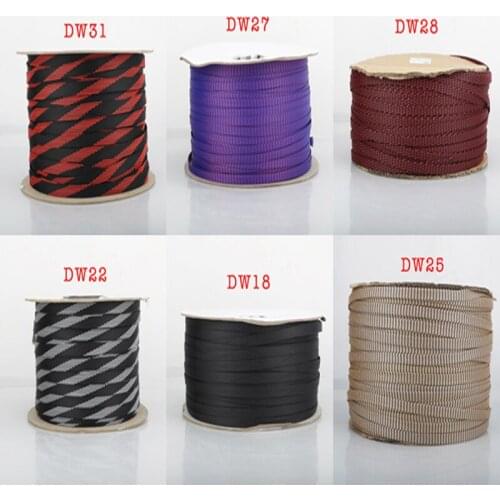 New Audio HIFI Shield Suspension Screen Woven Rayon Nylon Cotton Snakeskin Mesh Knit Braided Cable Sleeve Tube
