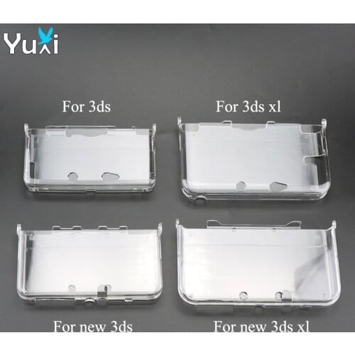 YuXi Plastic Clear Crystal Protective Hard Shell Skin Transparent Case Cover For Nintendo New 3DS / 3DS XL LL Game Console