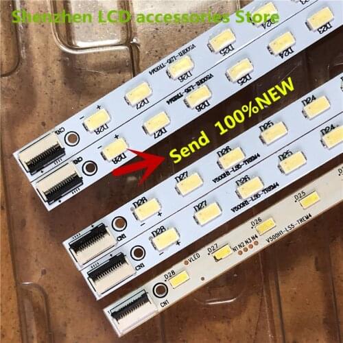 20Pieces/lot 50inch LCD TV backlight lamp V500H1-LS5-TLEM4 V500H1-LS5-TREM4 V500HK1-LS55 28LED 315MM 6V 100%NEW Left + right