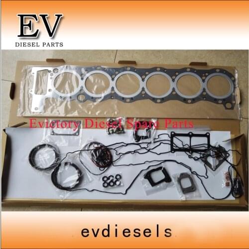 EV 6WA1 6WA1T 6WA1-TC Full gasket kit/cylinder head gasket kit for Isuzu Crane Truck
